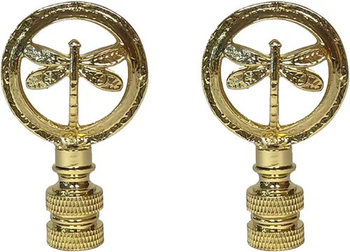 Vista 11 de Royal Designs, Inc. Lámpara decorativa de libélula finial, F-5093-CH-1, cromo