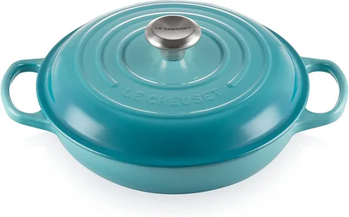 Vista 28 de Le Creuset Signature - Sartén de hierro fundido esmaltada con mango de hierro, 3,5 qt., alcachofa
