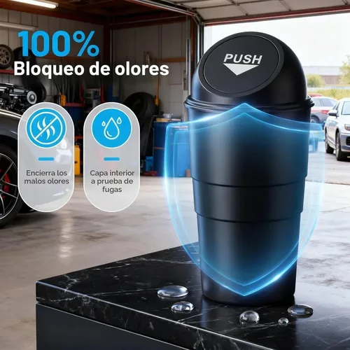 Vista 3 de Copapa Basurero para oficina, hogar y automóvil