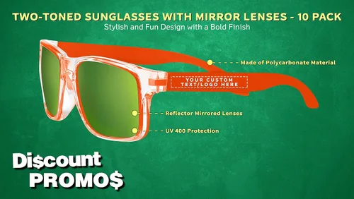 Vista 11 de DISCOUNT PROMOS Gafas de sol con lentes de espejo