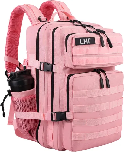 Vista 15 de LHI Mochila Táctica Militar para Hombres y Mujeres 45L Ejército 3 Días Mochila de Asalto Bolsa Mochila Grande con Sistema Molle
