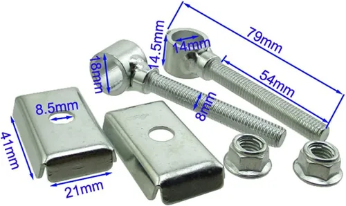Vista 2 de Tensor de ajuste de cadena para chino 2 tiempos 49cc 50cc Mini Dirt Moto Pocket Bike