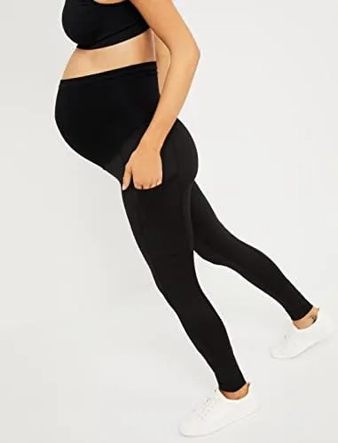 Vista 3 de Motherhood Maternity Performance Active Secret - Leggings de bolsillo para mujer ajuste activo
