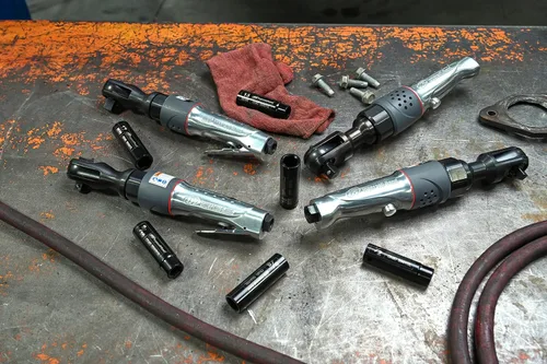 Vista 3 de Ingersoll Rand 1077XPA - Llave de carraca neumática de 1/2 pulgada, par de 54 pies-libras, 160 RPM