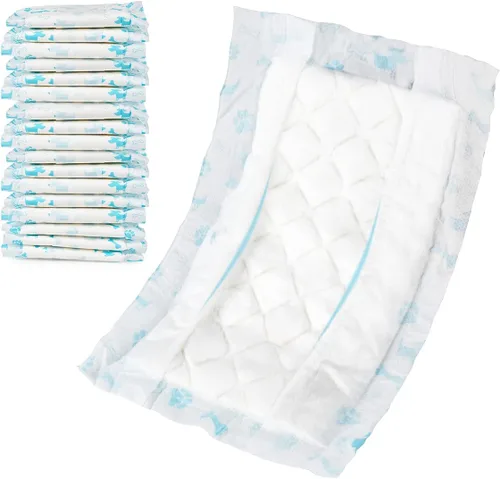 Vista 10 de Almohadillas desechables para aumentar los pañales para perros, 100 unidades, forros para pañales para perros machos y hembras, insertos