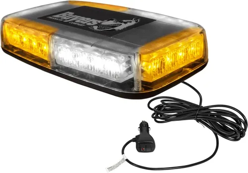Vista 8 de Buyers Products 8891040, Mini barra de luz LED rectangular de 11 pulgadas multimontaje, magnética o montada permanentemente, luz de seguridad