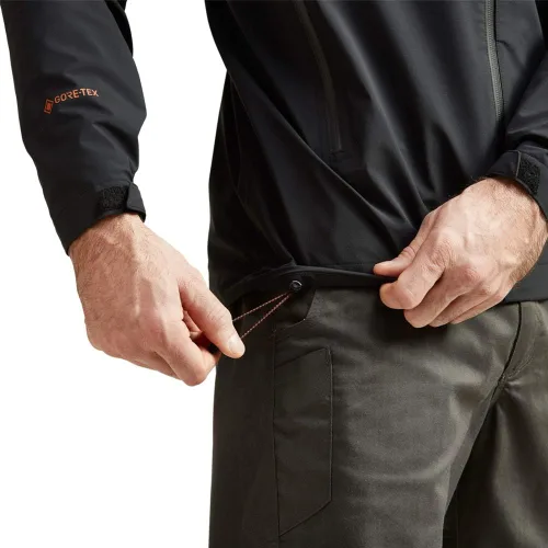 Vista 3 de SITKA Gear Dew Point - Chaqueta de caza impermeable y ligera para hombre Negro