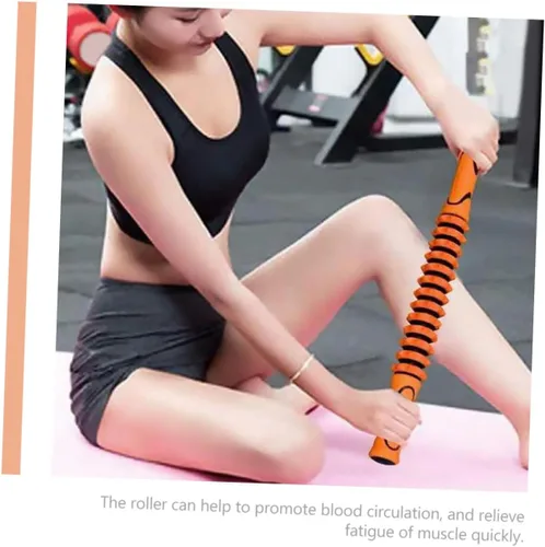 Vista 3 de Abaodam Cellulite Massage Stick Roller for Women Deep Tissue Body Massager Lightweight Yoga Massager Tool for Home Use and Muscle Relaxation