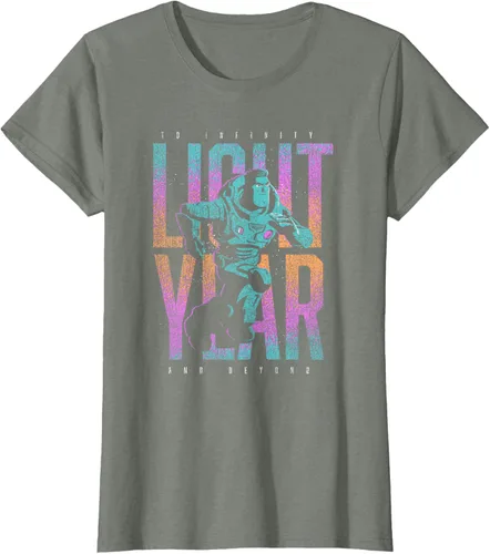 Vista 12 de Disney Pixar Lightyear Buzz Lightyear To Infinity And Beyond Camiseta, Negro