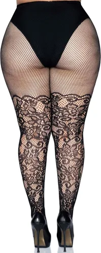 Vista 5 de Leg Avenue Medias de malla vintage para mujer