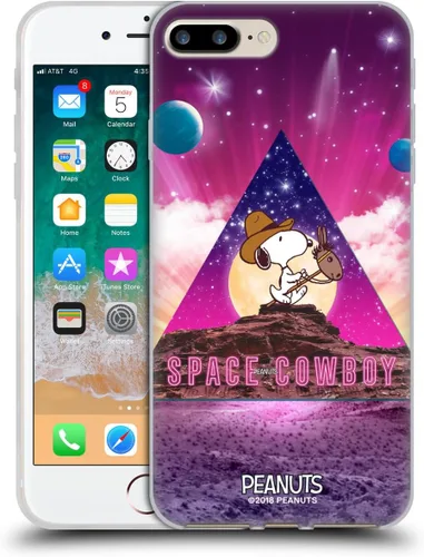 Vista 147 de Head Case Designs Funda de gel con licencia oficial de Peanuts Nebula Cactus Needles Snoopy Space Cowboy [protección de grado militar] compatible