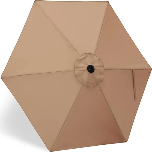 Vista 43 de ABCCANOPY Sombrilla para Exteriores de 7.5 pies, Repuesto de Cubierta Superior Compatible con 6 Varillas (Azul)