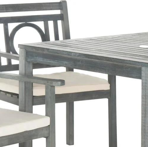 Vista 5 de SAFAVIEH Outdoor Living Collection Montclair - Juego de comedor de 5 piezas