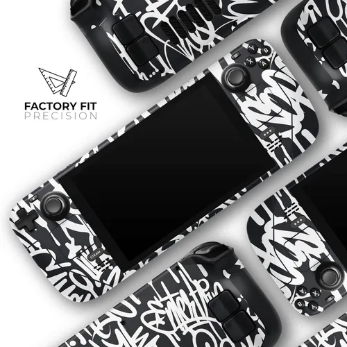 Vista 5 de Design Skinz - Compatible con Steam Deck - Calcomanía protectora de vinilo extraíble resistente a los arañazos - Arte de graffiti moderno V2