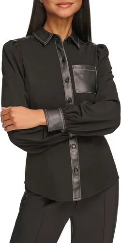 Vista 5 de Karl Lagerfeld Paris Blusa de punto colorida para mujer