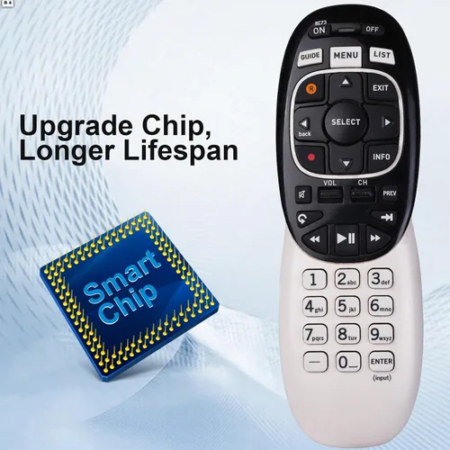 Vista 2 de Nuevo RC73 universal IR control remoto de repuesto compatible con DIRECTV HR54 C61 modo reemplaza RC72 RC71