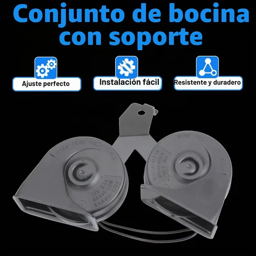 Vista 4 de Conjunto de bocina doble con soporte compatible con Ford F-150 FX2 FX4 Harley-Davidson King Ranch Lariat Platinum 3.5L 5.0L Piezas de repuesto