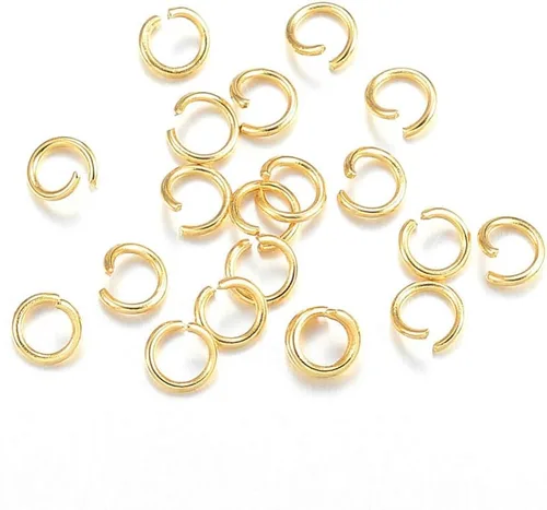 Vista 15 de HDSupplies 100 piezas - 4mm de argollas de acero inoxidable 304 de tono negro - Calibre 22 (espesor de 0.6mm)