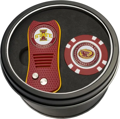 Vista 16 de Team Golf NCAA - Juego de regalo de lata unisex para adultos con herramienta Switchfix Divot y chip de golf