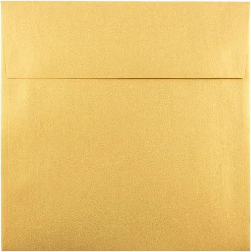 Vista 10 de JAM PAPER Sobres de invitación metálicos A2 - 4 3/8 x 5 3/4 - Stardream dorado - 25 unidades 25 por paquete