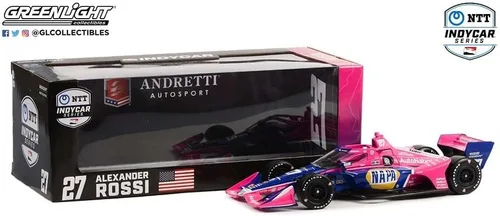 Vista 2 de Collectibles Greenlight 11151 2022 NTT IndyCar Series - # 27 Alexander Rossi / Andretti Autosport, NAPA Auto Parts & AutoNation