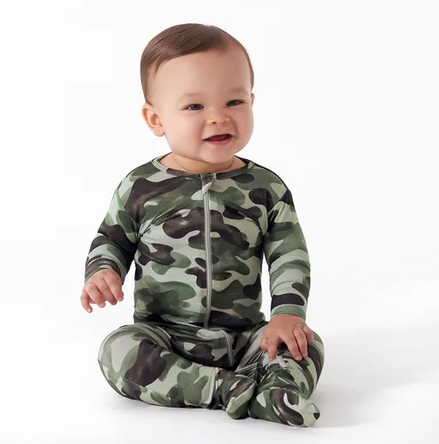 Vista 2 de Gerber Unisex Baby Toddler Buttery-Soft Snug Fit Footed Pajamas with Viscose Made with Eucalyptus