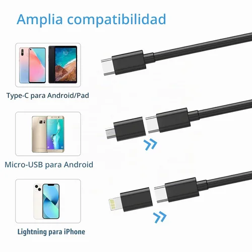 Vista 4 de Cámara de endoscopio con luz, boroscopio con 6 luces LED, endoscopio con cámara de serpiente semirrígida de 9.8 pies, cámara de inspección