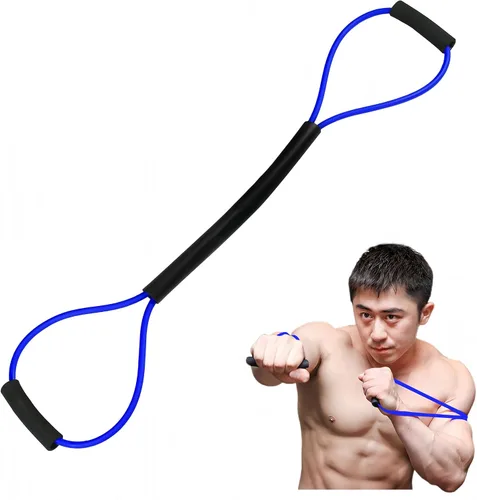 Vista 12 de Bandas de resistencia de boxeo para velocidad y fuerza: ideales para luchadores, entusiastas del fitness para mejorar las técnicas de combate