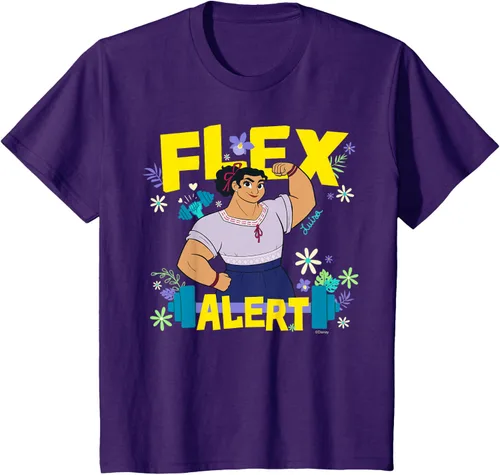 Vista 22 de Disney Encanto Luisa Madrigal Flex Alert Camiseta, Negro