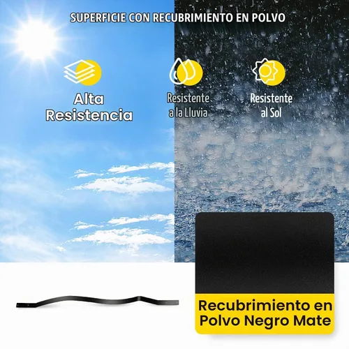 Vista 4 de VEVOR Paquete de 61 balaustres de cubierta, husillos de metal de hierro de 29.5 x 1 pulgada, barandilla a prueba de corrosión con tornillos