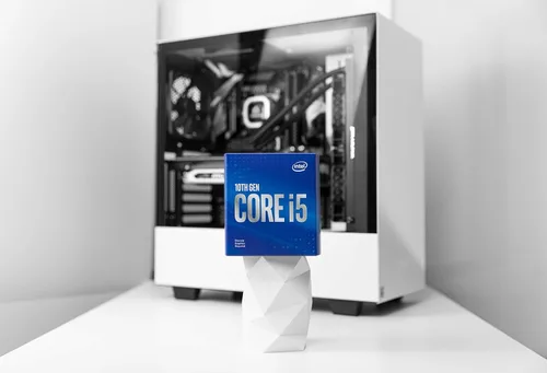 Vista 6 de Intel Core i5-10600K Procesador de escritorio 6 núcleos hasta 4.8 GHz desbloqueado LGA1200 (chipset Intel serie 400) 125W