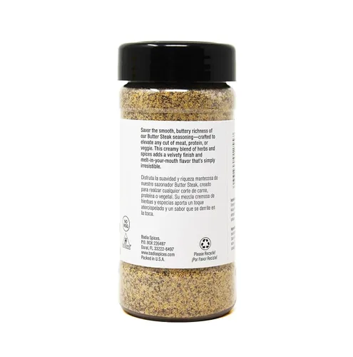 Vista 2 de Badia Condimento de mantequilla para bistec, 6.5 onzas, mezcla cremosa de hierbas y especias, sin gluten, sin Msg