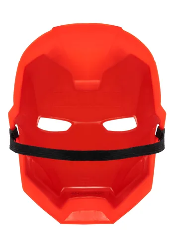 Vista 3 de Máscara de disfraz económica de Iron Man para niños Multicolor