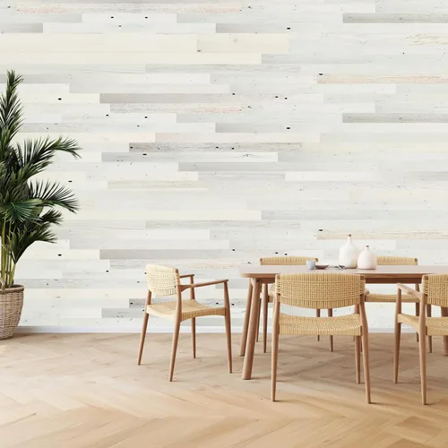 Vista 12 de Timberchic Paneles de Pared de Madera Recuperada – Tablones de Despegar y Pegar para Paredes de Acento – Paquete de Muestra de Decoración Rústica