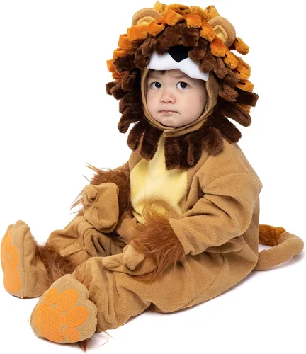 Vista 3 de Spooktacular Creations Halloween Baby Lion Costume, Toddler Lion Costume for Infant Kids Halloween Animal Dress up Party