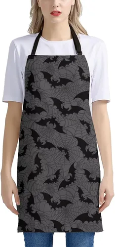 Vista 12 de Dreaweet Delantal de cocina unisex con cuello ajustable de Navidad