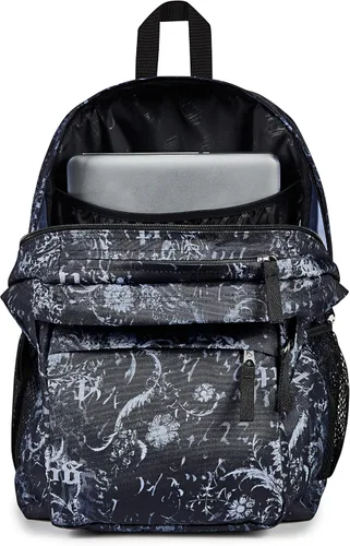 Vista 3 de JanSport Mochila Big Plans, Afflicted Black/Charcoal/Dk Grey, Grandes Planes