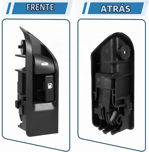 Vista 5 de X AUTOHAUX Palanca de liberación de la tapa del maletero de la puerta del tanque de combustible, panel de interruptor de botón abridor para Toyota