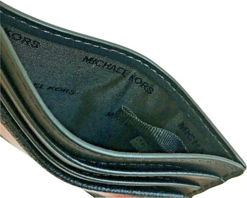 Vista 3 de Michael Kors Jet Set Mens raya titular cartera alta tarjeta caso