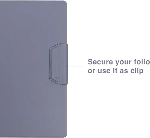 Vista 6 de LHiDS Creative Magnetic Business Portfolio Lite - Organizador de portafolio de currículum con portapapeles, clip para papel, bloc de escritura