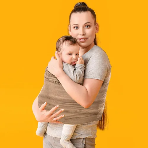 Vista 3 de TKKOK Portabebés, portabebés unisex, ligero y ultrasuave, fácil de llevar, perfecto para niños recién nacidos