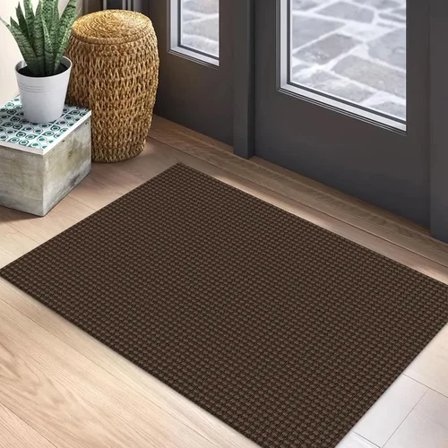 Vista 50 de EARTHALL Alfombra tejida de 2 x 3 pies, lavable para entrada, alfombra trenzada antideslizante, alfombra para puerta interior y exterior, alfombra