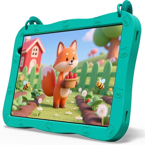 Vista 10 de Tableta para niños, tableta Android 16 para niños de 10 pulgadas Azul