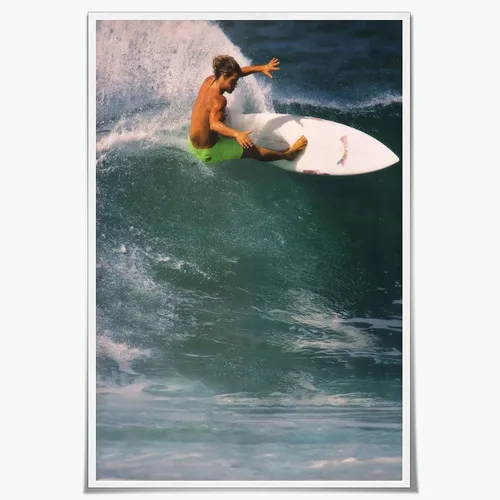 Vista 32 de Póster retro de surf fresco, arte de pared en blanco y negro, pósteres estéticos de habitación, arte de pared vintage del océano, pintura en lienzo