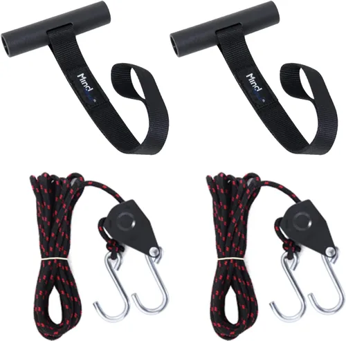 Vista 7 de Bucles rápidos para capó, correas de anclaje de amarre para kayak de mente y acción, accesorios de transporte Canon para capó y maletero