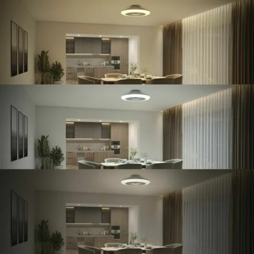 Vista 7 de Ventilador de Techo con Luz Philips Blanco
