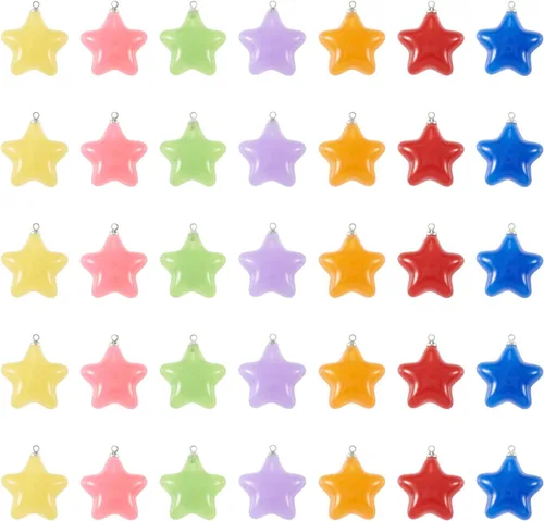 Vista 13 de Craftdady Colgantes de Resina de Alas de Mariposa y Alas de Hada - Lindos Colgantes Colgantes de Animales y Dijes de Hongos - Dijes Degradados