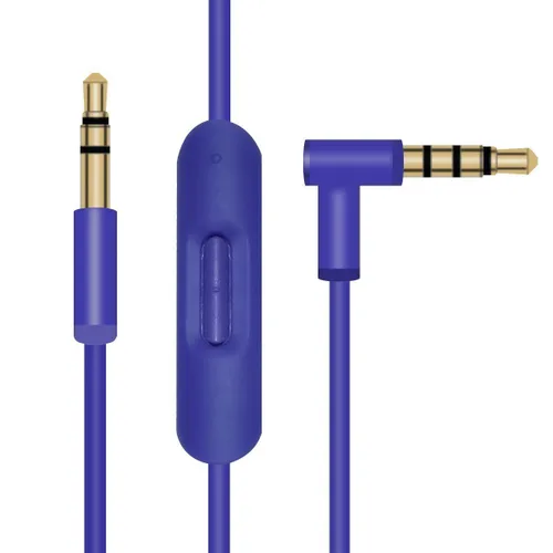 Vista 9 de Mixr 2.0 cable de audio macho de 0.138 in a macho de 0.138 in con micrófono mejorado compatible con Beats by Dre Headphone