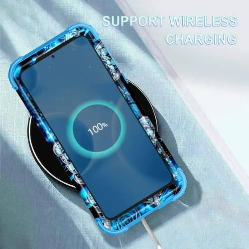 Vista 7 de Casetego Funda compatible con Galaxy S21 5G, tres capas, resistente, a prueba de golpes, protección completa, policarbonato duro y TPU suave