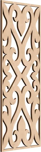 Vista 136 de Keene Paneles de pared decorativos de madera con calado, 9 3/8 pulgadas de ancho x 24 3/8 pulgadas de alto x 1/4 de alto, abedul Birch